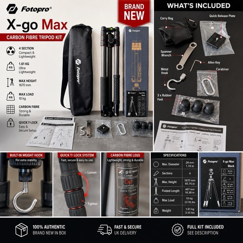 Fotopro max carbon fibre - fotopro,