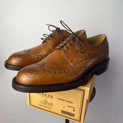 Barker cedar grain brogue - barker,