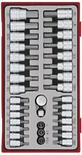 Teng Tools 1/4" & 3/8" Bit Socket Set TT1 35 Pieces