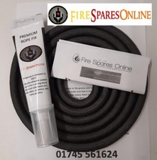 13mm Replacement Door Rope Seal Kit,  Stovax 5700 with Adhesive OR P-Seal