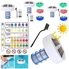 Solar Powered Pool Ionizer Purifier Copper Silver Ion Algae Cleaning Equipment