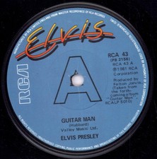 Elvis Presley Guitar Man 7"