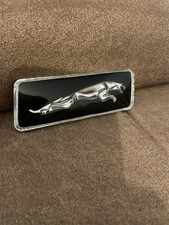 Jaguar vintage car badge