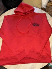 Rework Stussy Hoodie Red