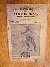 RARE. 1944. ARMY IN INDIA