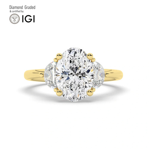 Oval diamond trilogy - oval,