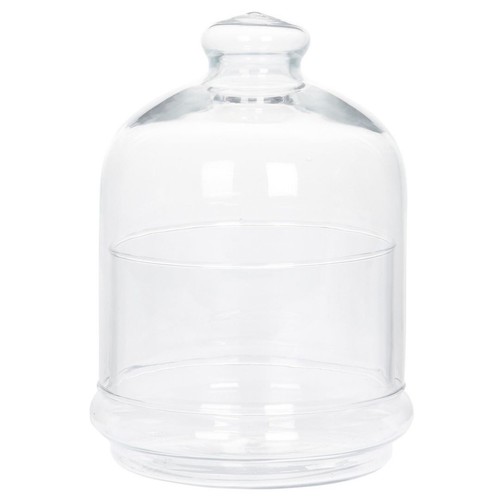 Decorative glass dome - glass, with