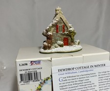 Lilliput Lane Dewdrop Cottage In Winter Christmas Exclusive  Deeds & Box Rare
