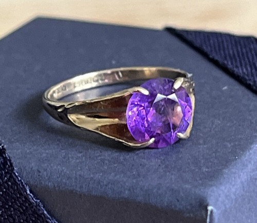 Size carat gold amethyst - size,