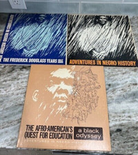 Adventures in Negro History Vol 1, 2 & 3 Vinyl Records Vintage Set Of 3