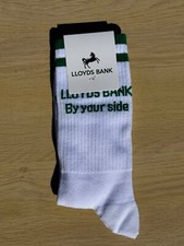 Lloyds Bank By Your Side Socks Sign Of The Black Horse One Size White Tennis