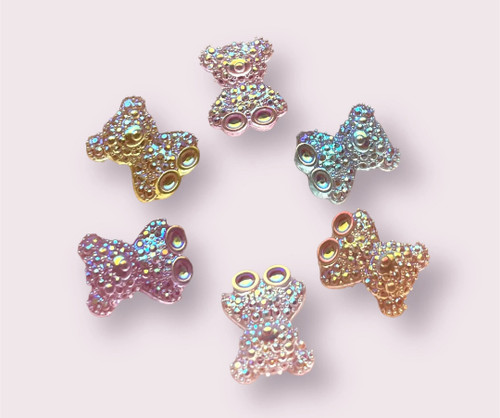 Bear cabochons 11mm - 11mm, mini