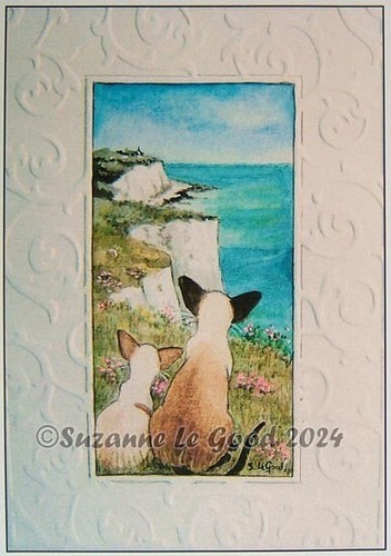 Siamese cat art print limited