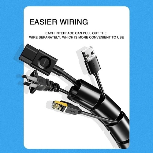 Spiral cable wrap tidy - spiral,