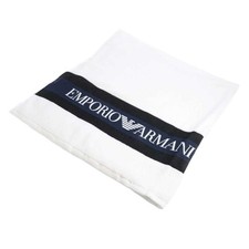 Emporio Armani Logo Woven TowelOne Size White  GT8735