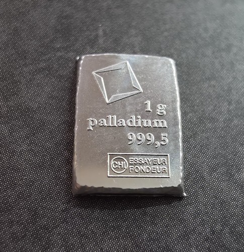 Valcambi palladium bar - 1g,
