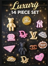 14x Fashionable Luxury Jibbitz