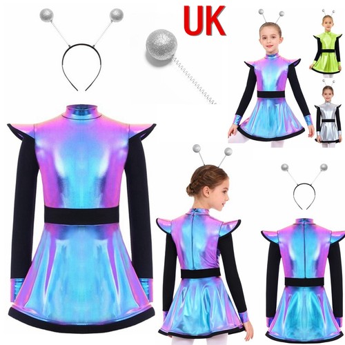 Girls alien dress galaxy - uk,