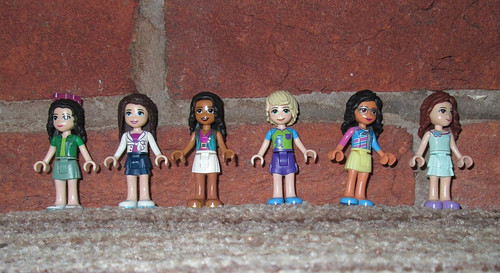 Lego friends minifigure - lego, x6