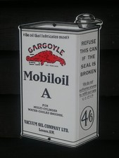 MOBILOIL ENAMEL SIGN Mobil oil