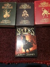 Spook's Battle  Spook's Mistake Spooks Apprentice Joseph Delaney. signed + 1