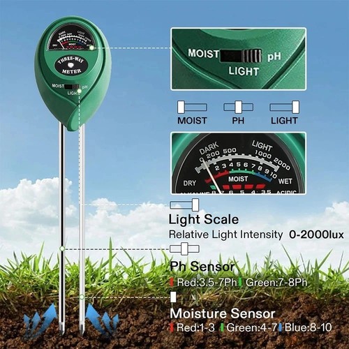 In1 soil tester - ph, water