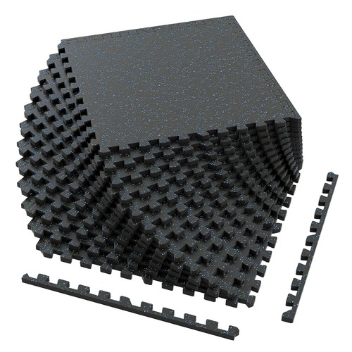 Interlocking exercise mat - exercise, 12