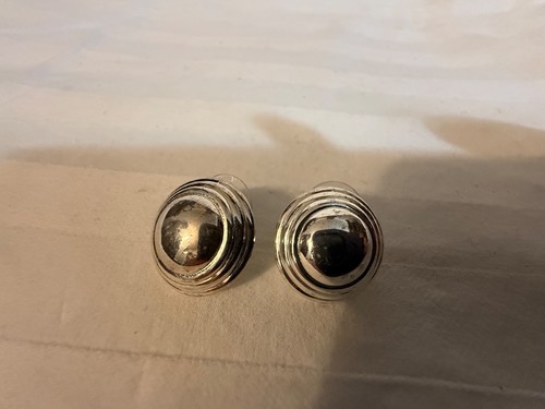 Vintage silver tone - silver, dome