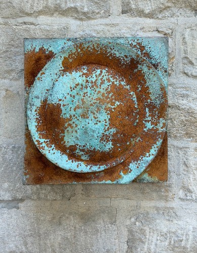 Wall sculpture with - , a