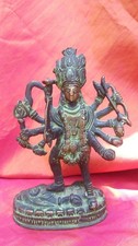 Kali statue ancient - statue, bronze