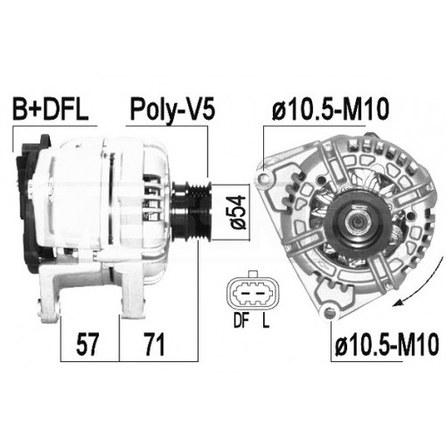 Alternator for opel astra - opel,