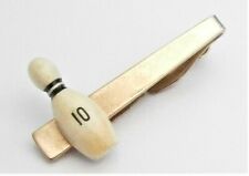 M43) Vintage Ten pin bowling skittles nippy clip tie clip