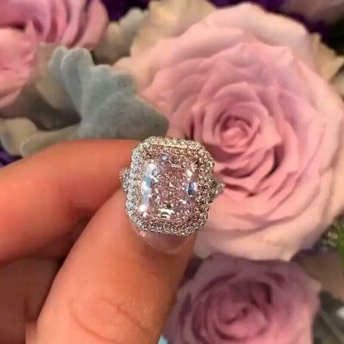 4ct radiant cut pink - cut,
