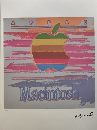 Andy warhol signed lithograph - signed,