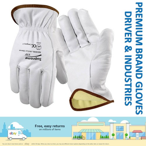 Driver gloves leather work - driver,