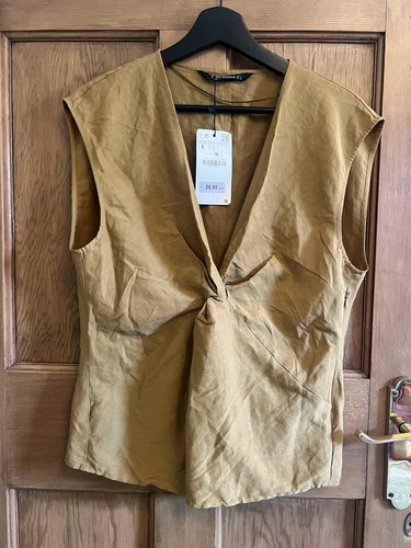 Zara women linen - linen, blend