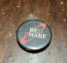 RED DWARF PIN BADGE COLLECTABLE BUTTON PIN BADGE 