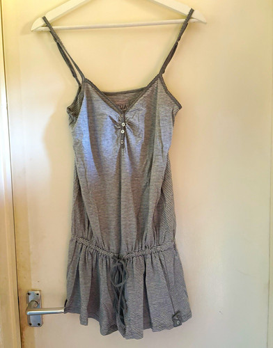 Senza grey white striped - la,