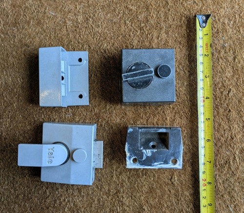 Pair yale door locks back - yale,