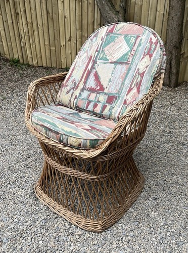 Vintage peacock chair armchair - vintage,