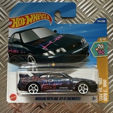 Hot Wheels Nissan Skyline GT-R (BCNR33) 1:64 Mattel - 70’s & 90’s (Dark  Blue)