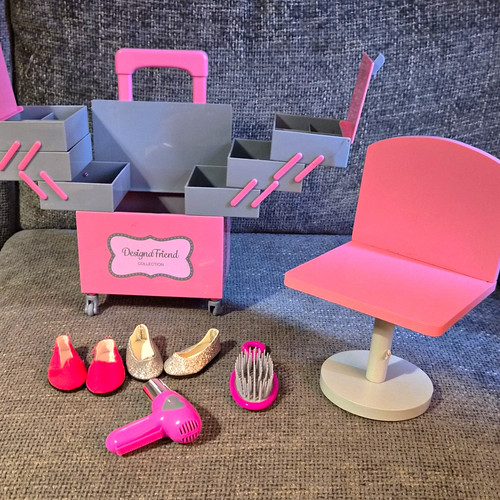 Designafriend doll salon set - salon,