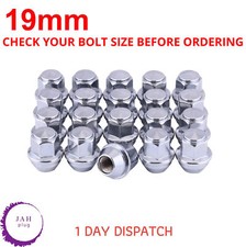 WHEEL NUTS M12 x 1.5 19mm 20x ALLOY BOLT LUG STUD FOR FORD FOCUS MK1 MK2 MK3 ST