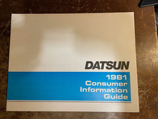Genuine Original 1981 Datsun