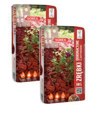 RED Bark Chippings Decorative