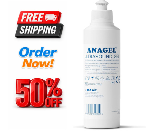 Anagel ultrasound gel bottle - anagel,
