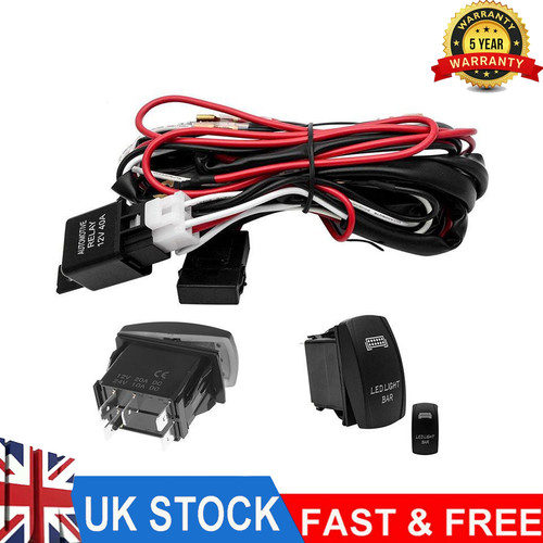 Led work light bar wiring - light, kit