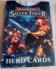 Silver Tower Hero Cards Warhammer Quest Expansion Games Workshop