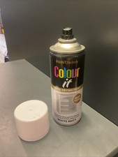 COLOUR IT SPRAY PAINT CAN BOTTLE GLOSS OR MATT FINISH 400ML METAL WOOD AEROSOL