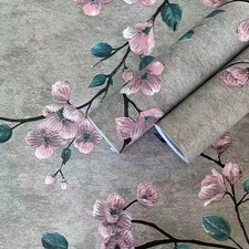 Grey Floral Vintage Victorian